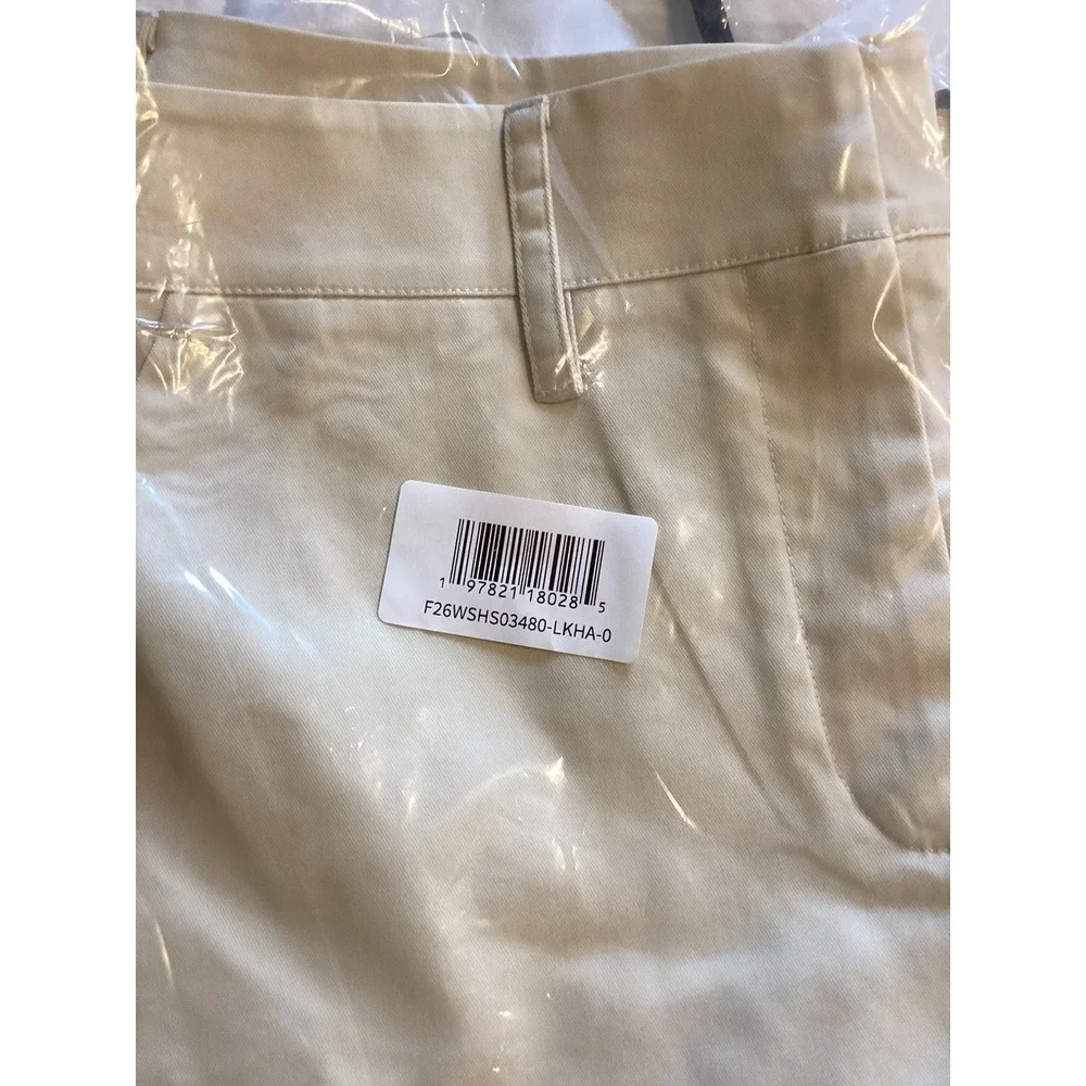 Few Moda x Greta Louise Tomé Khaki Tailored Shorts F26WSHS03480 Size 0 NWT